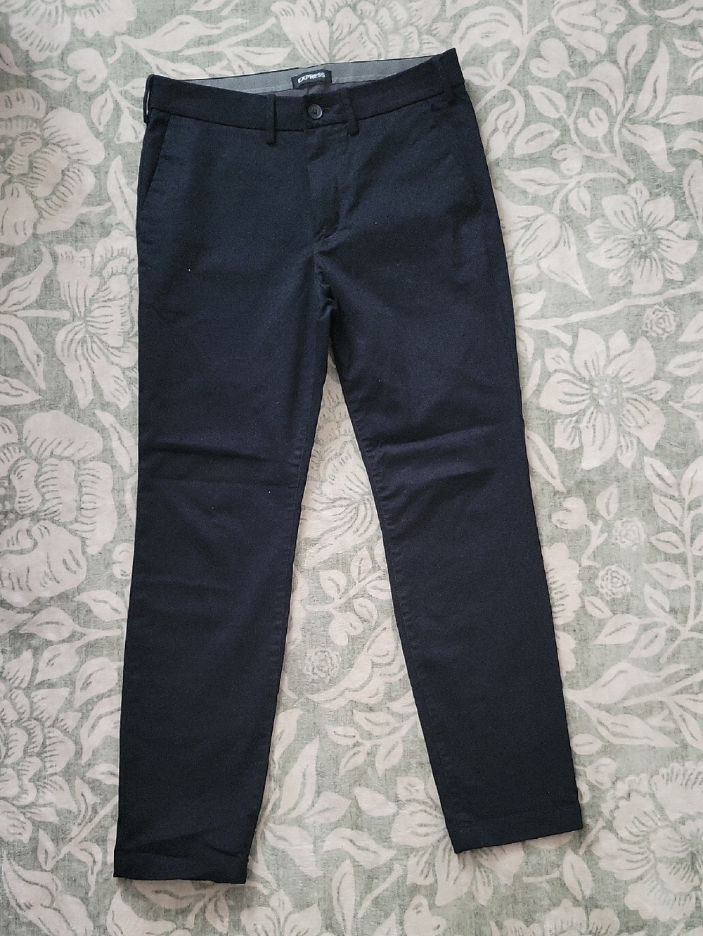 Express Black Slim Chino Pants